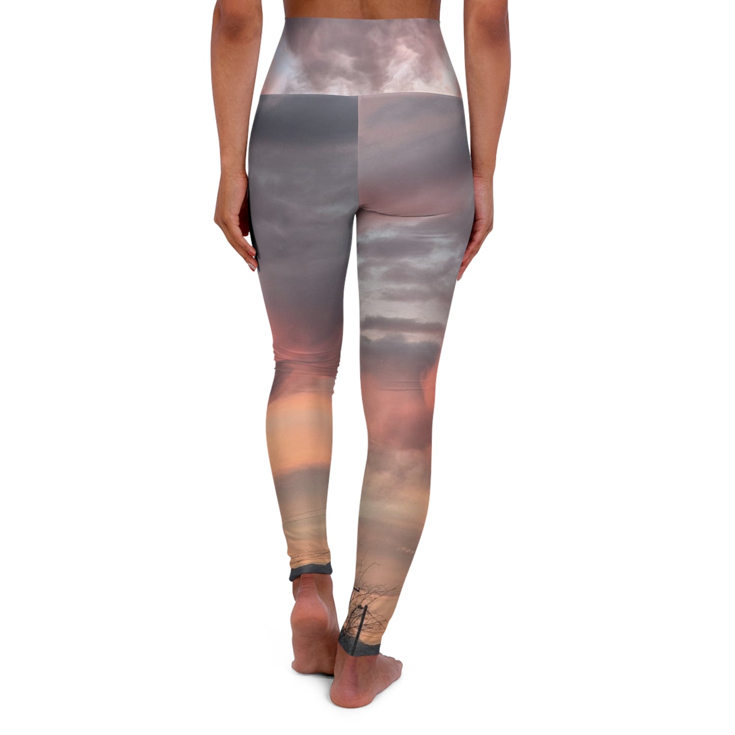 High Waisted Yoga Leggings (AOP)