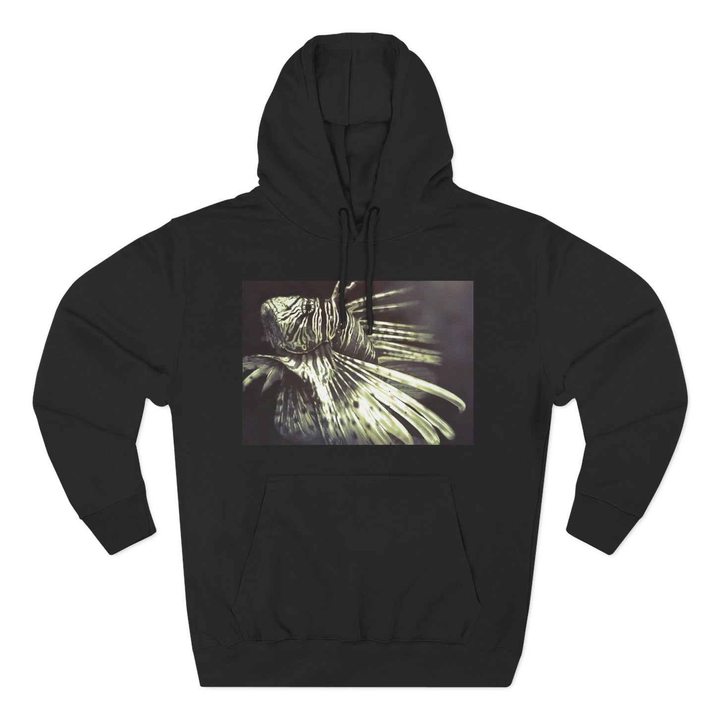 Three-Panel Fleece Hoodie