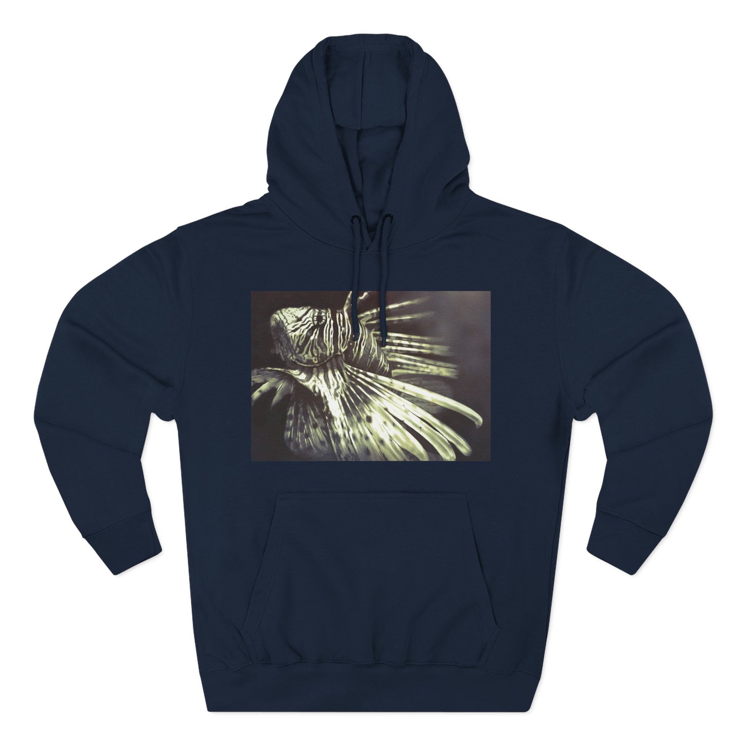 Three-Panel Fleece Hoodie