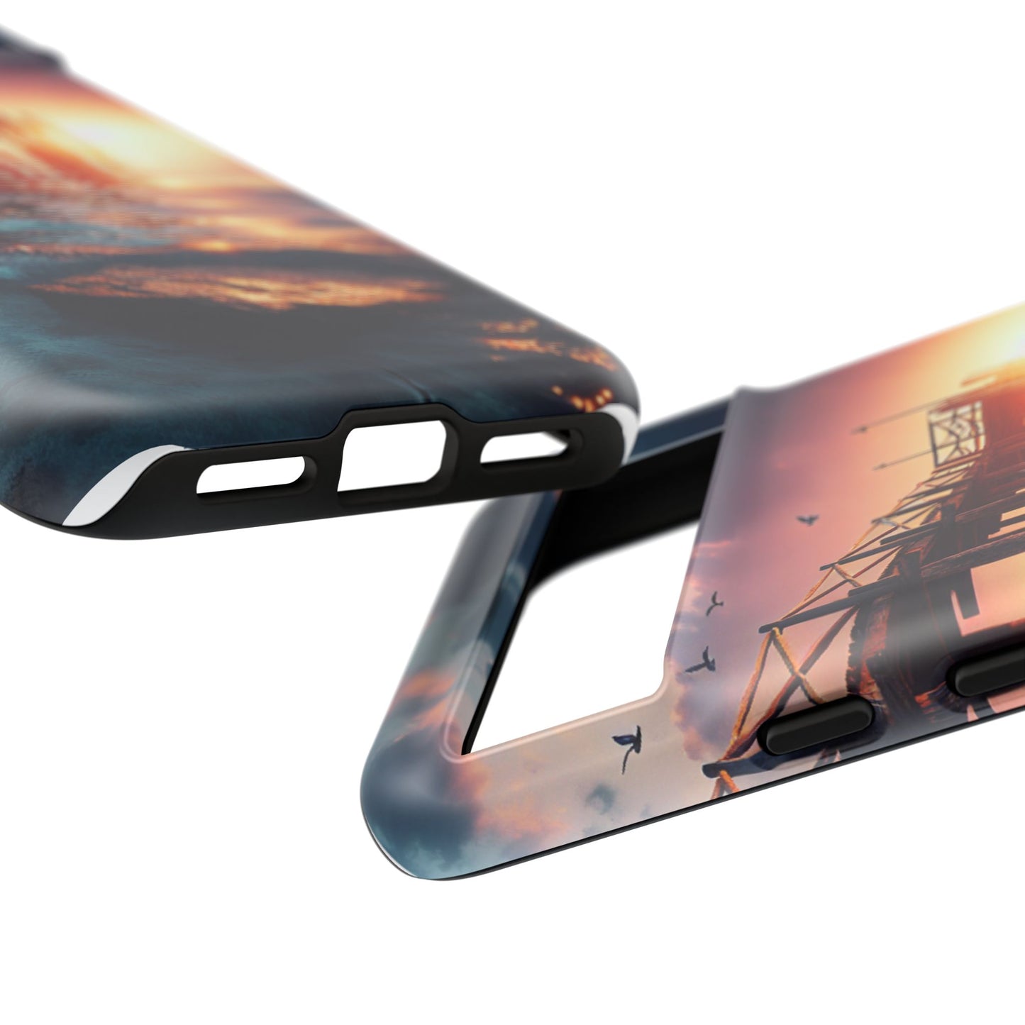 SUNSET on the PIER  phone case