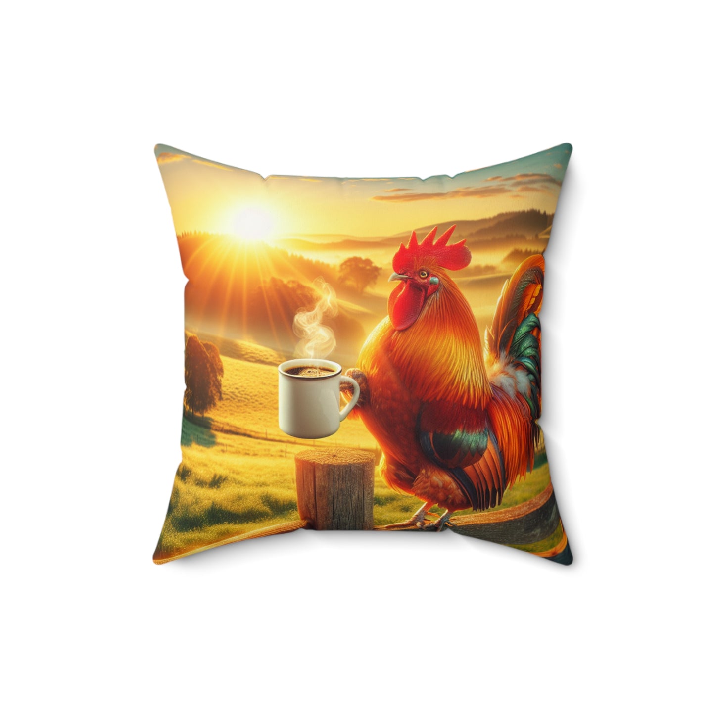 Faux Suede Square Pillow