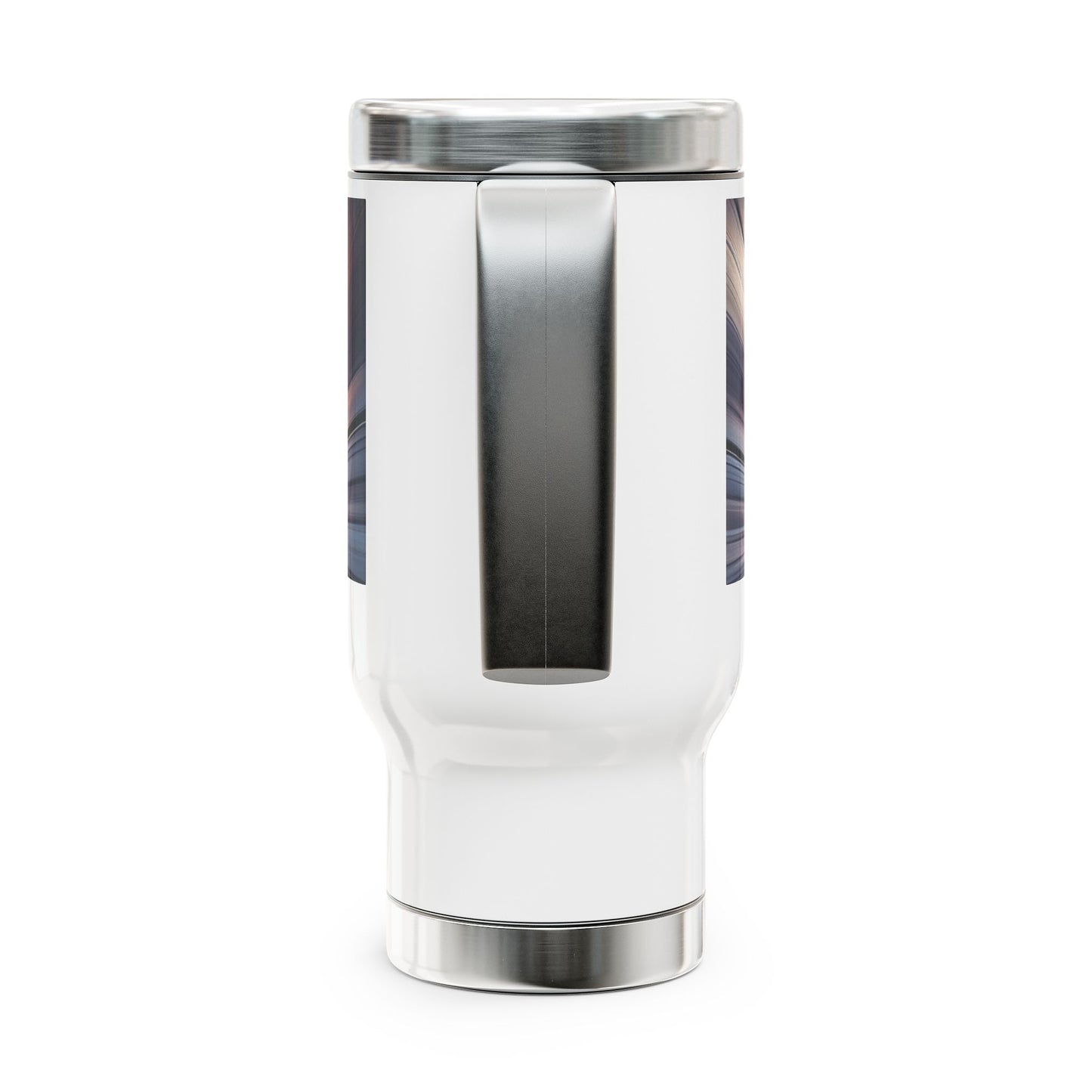 Stainless Steel Travel Mug with Handle, 14oz