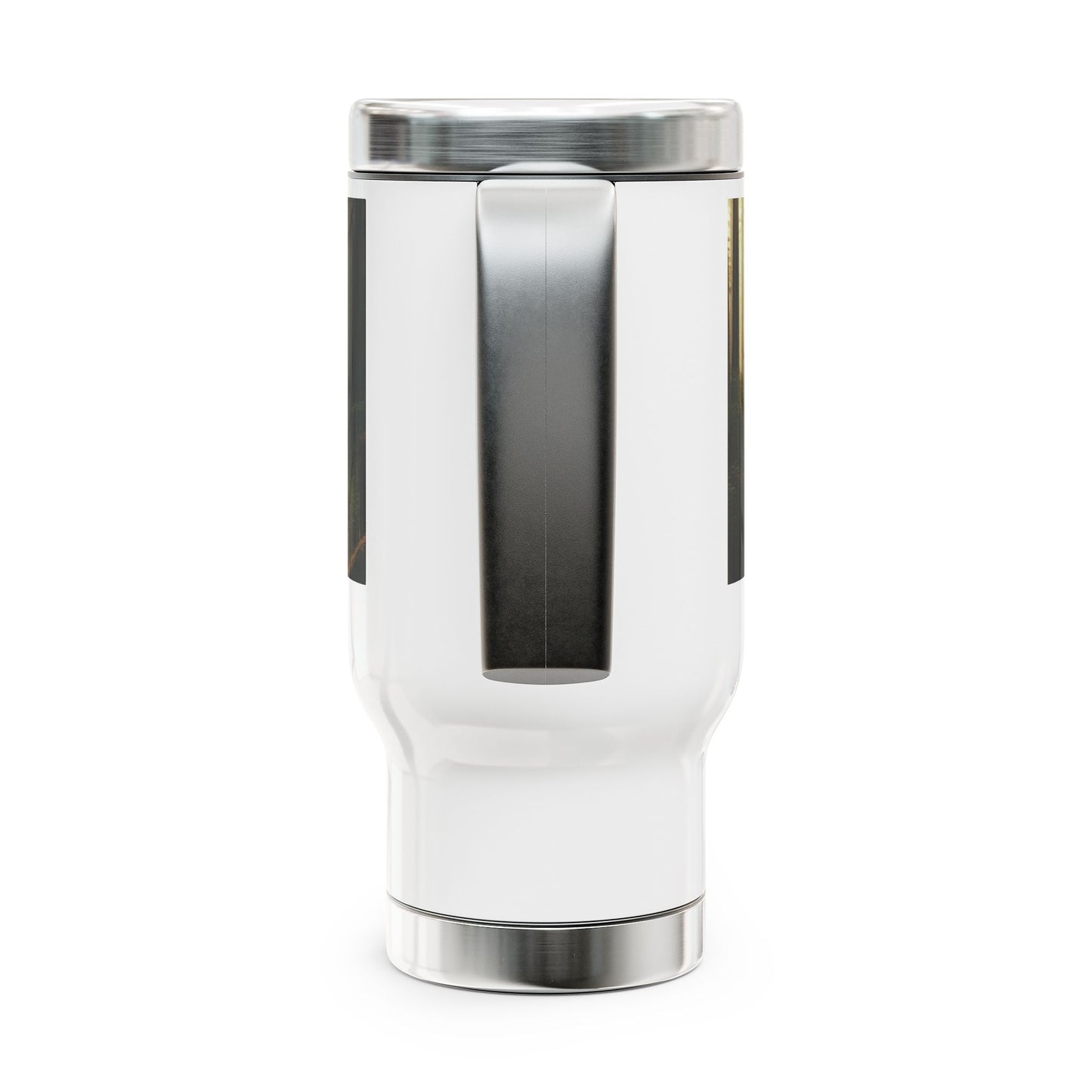 Stainless Steel Travel Mug with Handle, 14oz