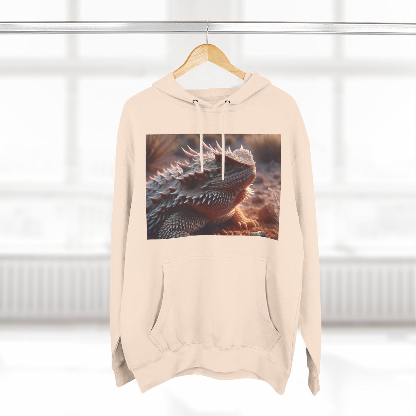 Three-Panel Fleece Hoodie