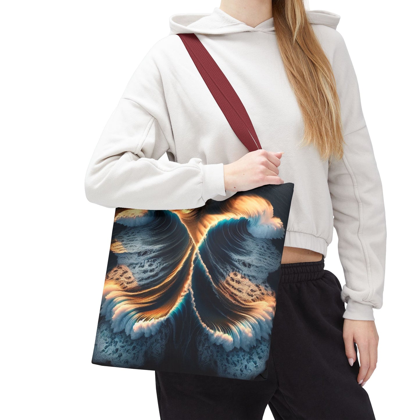 WAVES Tote Bag (AOP)