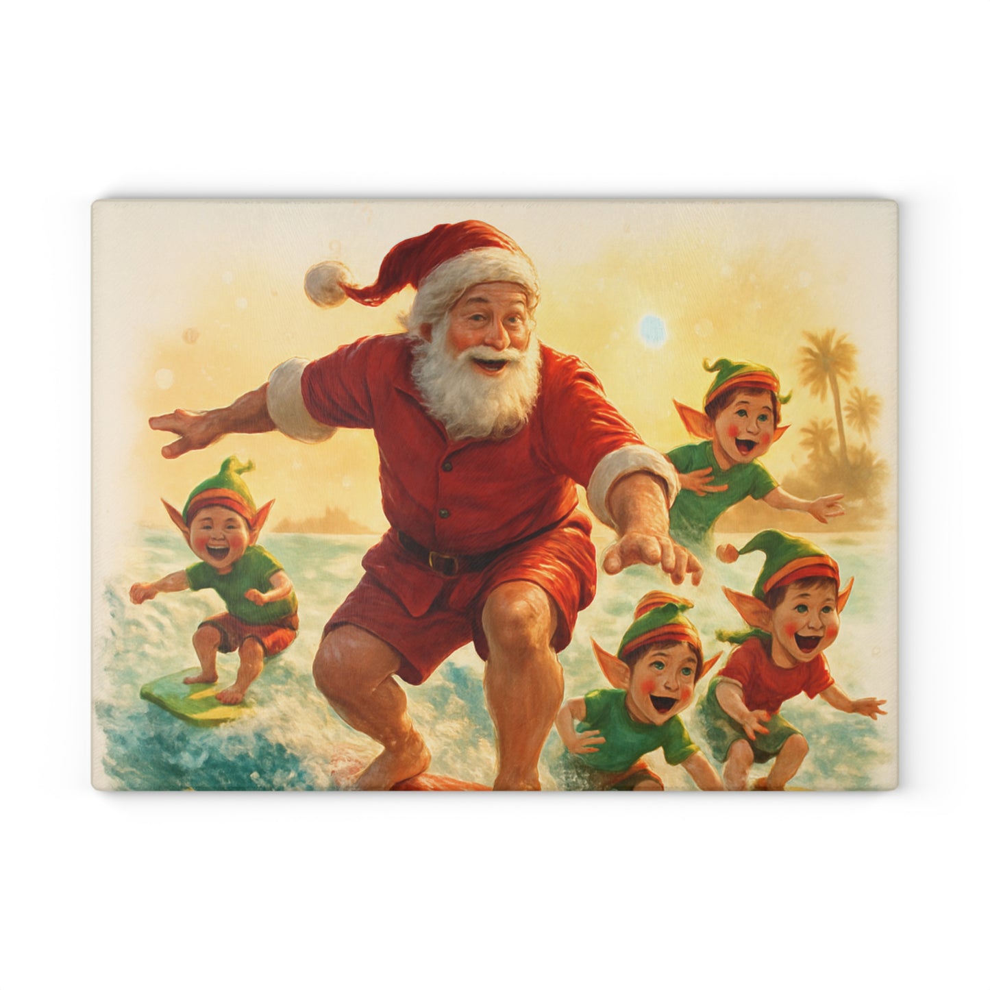 CHRISTMAS Glass Cutting Board