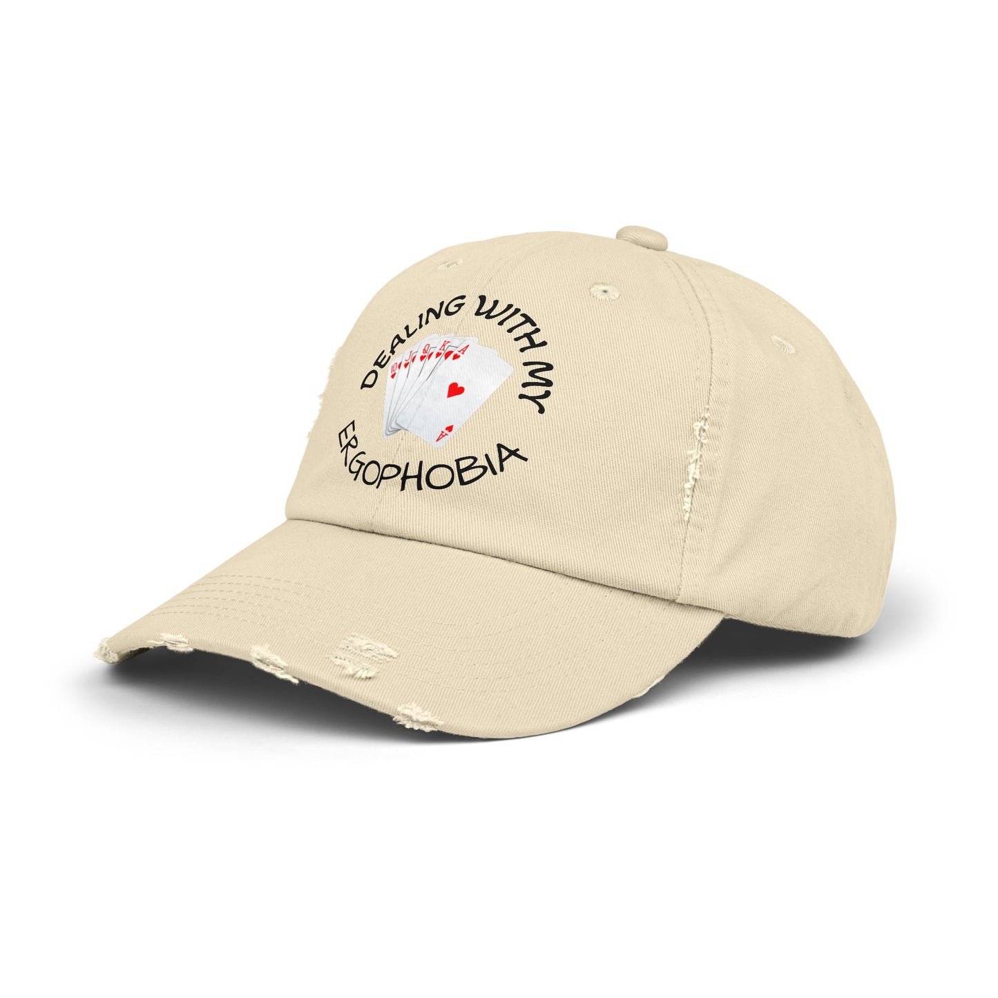 Unisex Distressed Cap