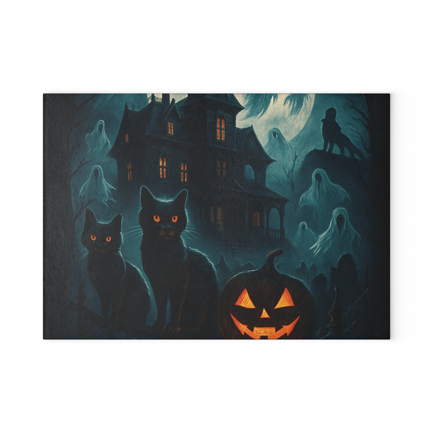 HALLOWEEN Glass Cutting Board