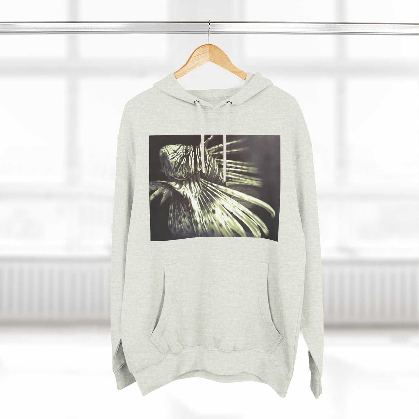 Three-Panel Fleece Hoodie