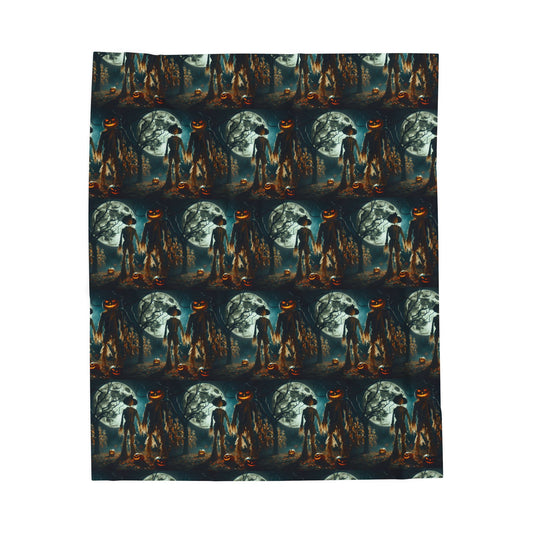 HALLOWEEN Velveteen Plush Blanket