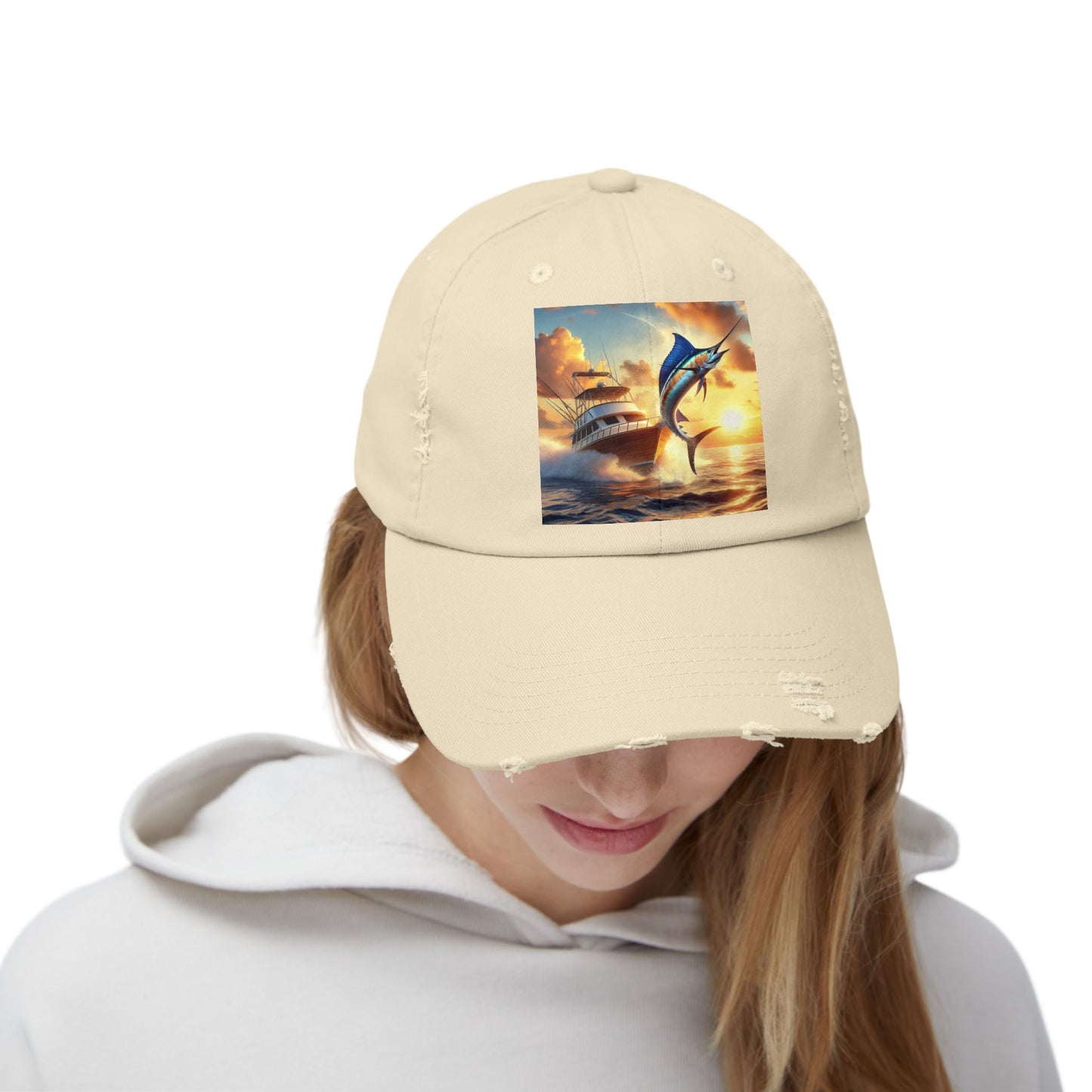 Unisex Distressed Cap