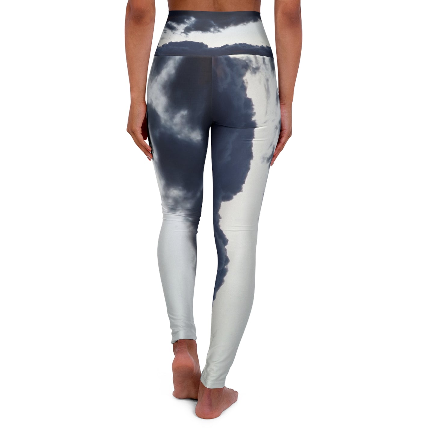 cloudy day yoga leggings