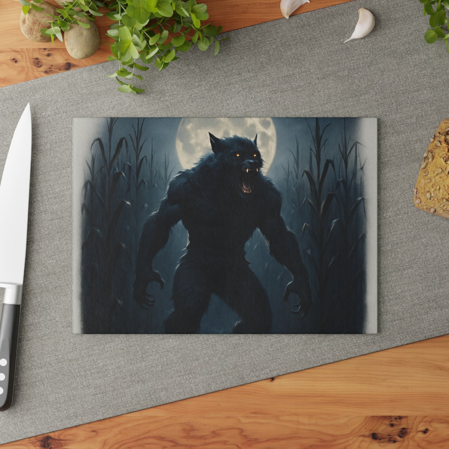 HALLOWEEN Glass Cutting Board