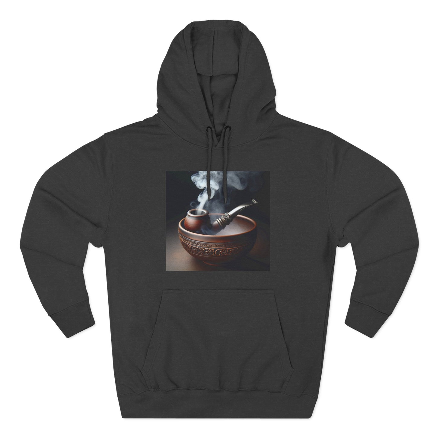 Three-Panel Fleece Hoodie