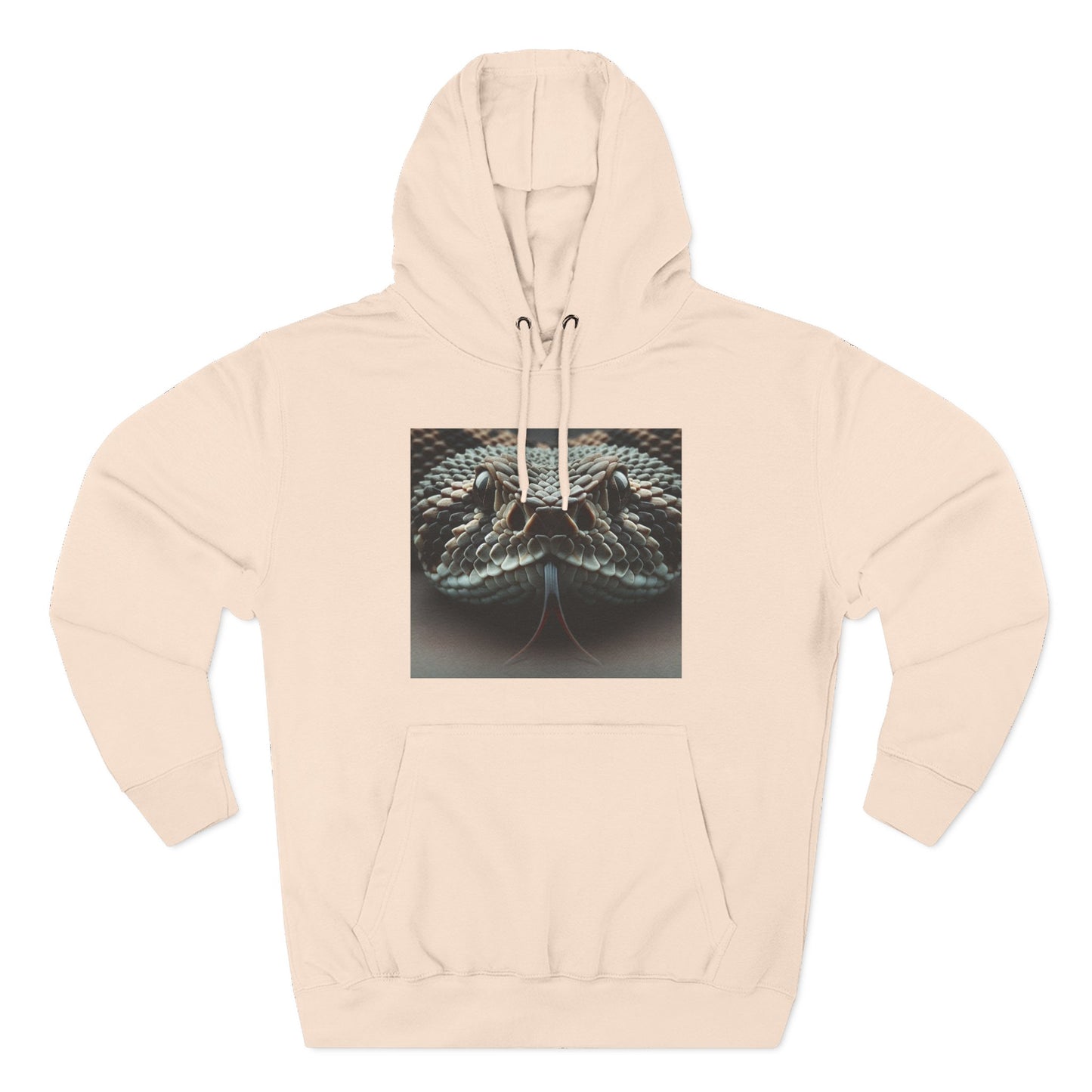 Three-Panel Fleece Hoodie