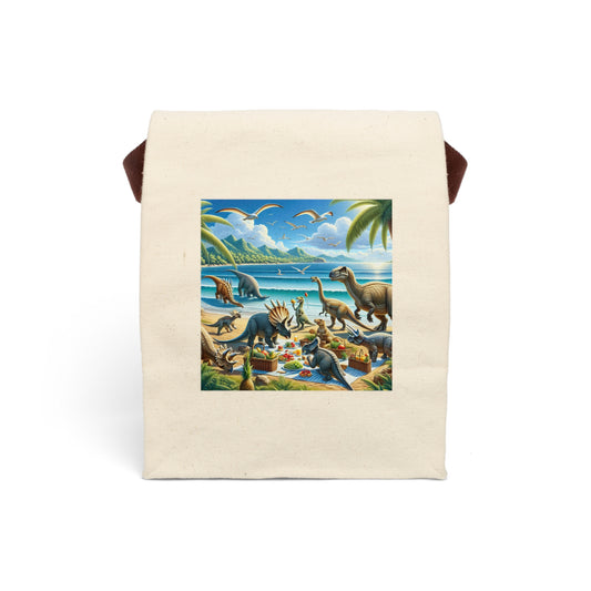 Canvas Lunch Bag With Strap
