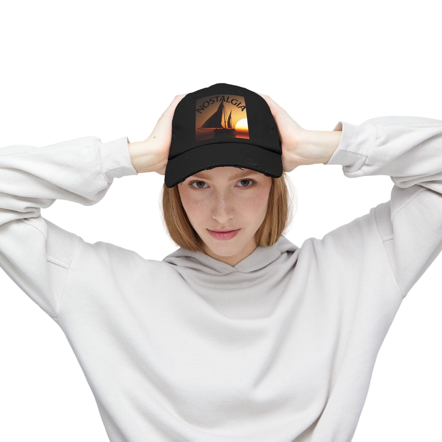 Unisex Distressed Cap