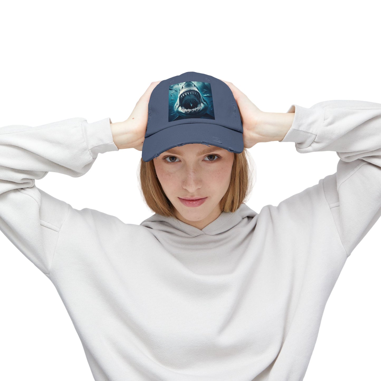 Unisex Distressed Cap