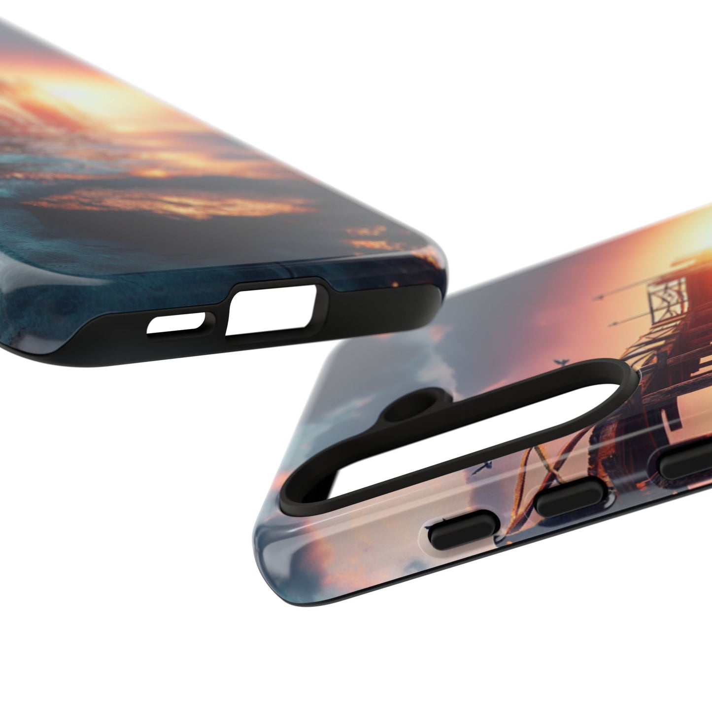 SUNSET on the PIER  phone case