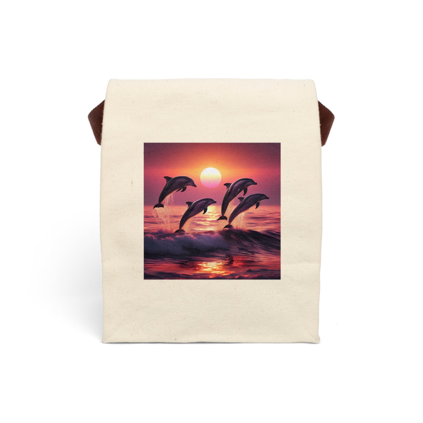 Canvas Lunch Bag With Strap