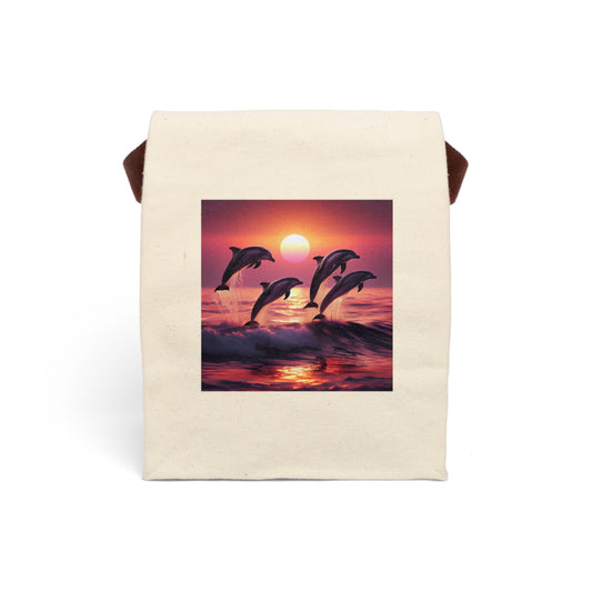 Canvas Lunch Bag With Strap