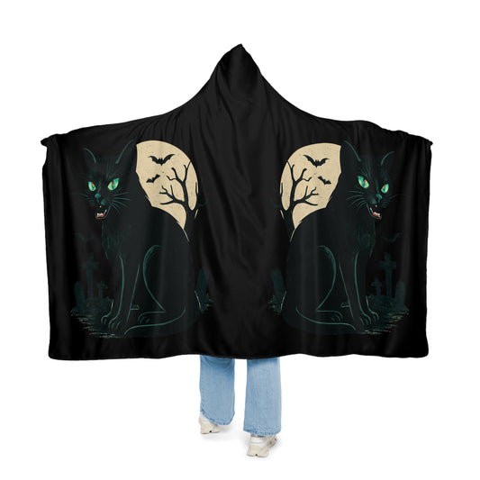 HALLOWEEN (BLACK CAT) Snuggle Blanket