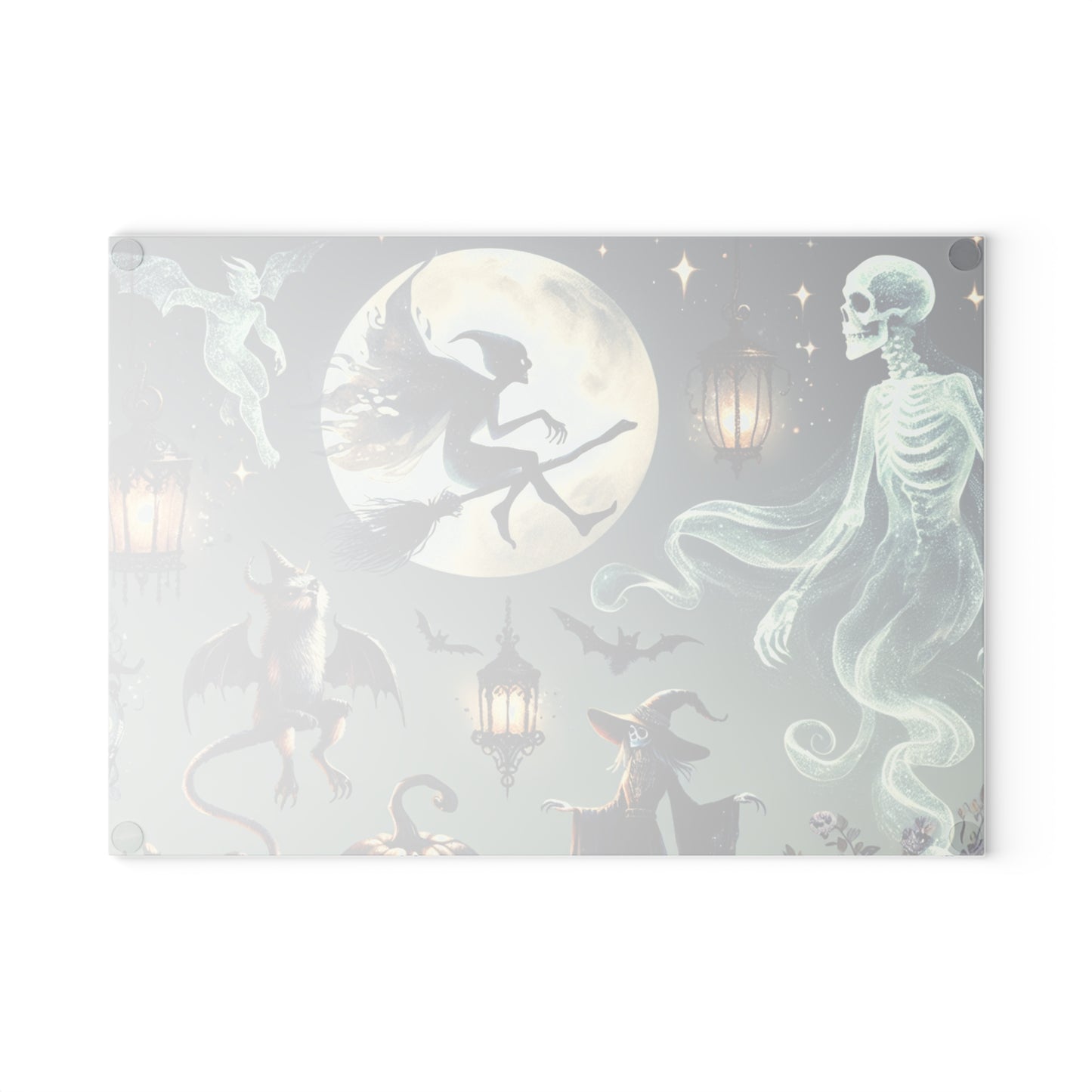 HALLOWEEN Glass Cutting Board