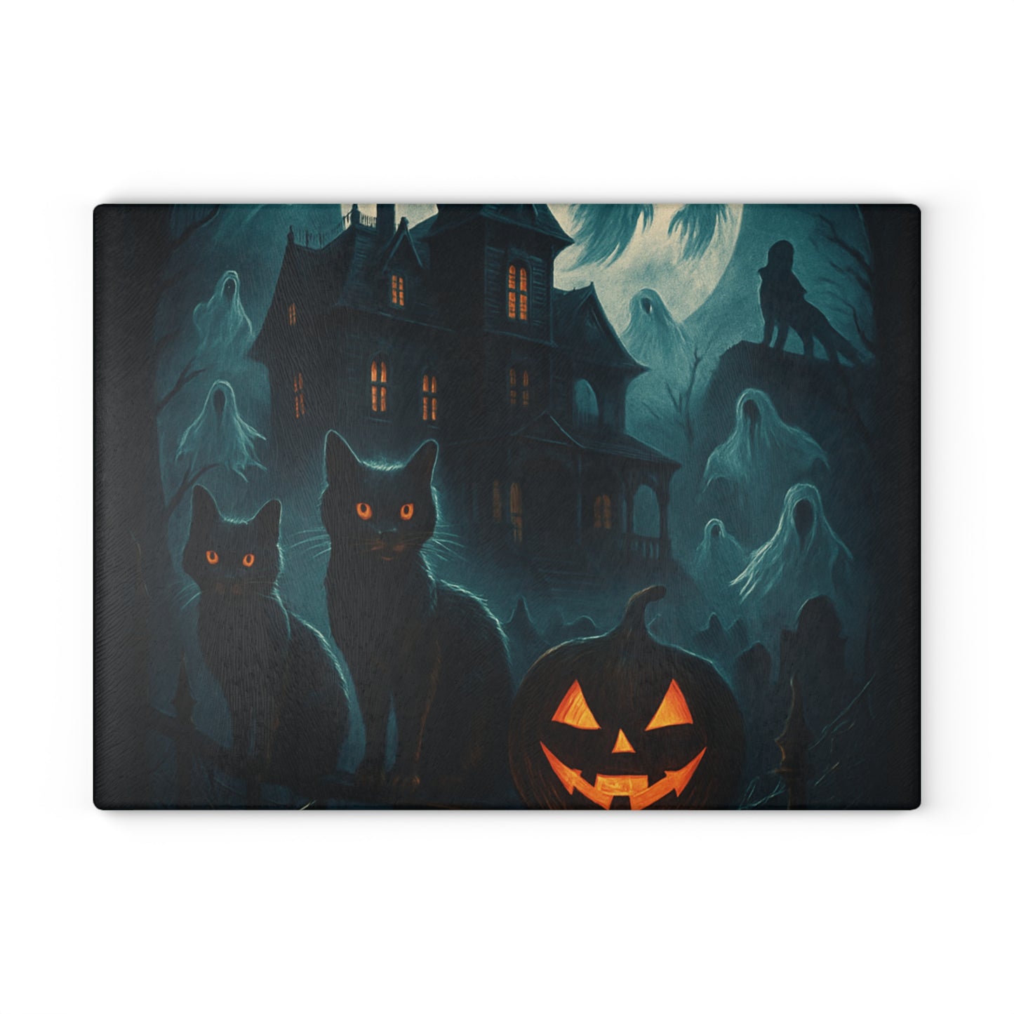 HALLOWEEN Glass Cutting Board