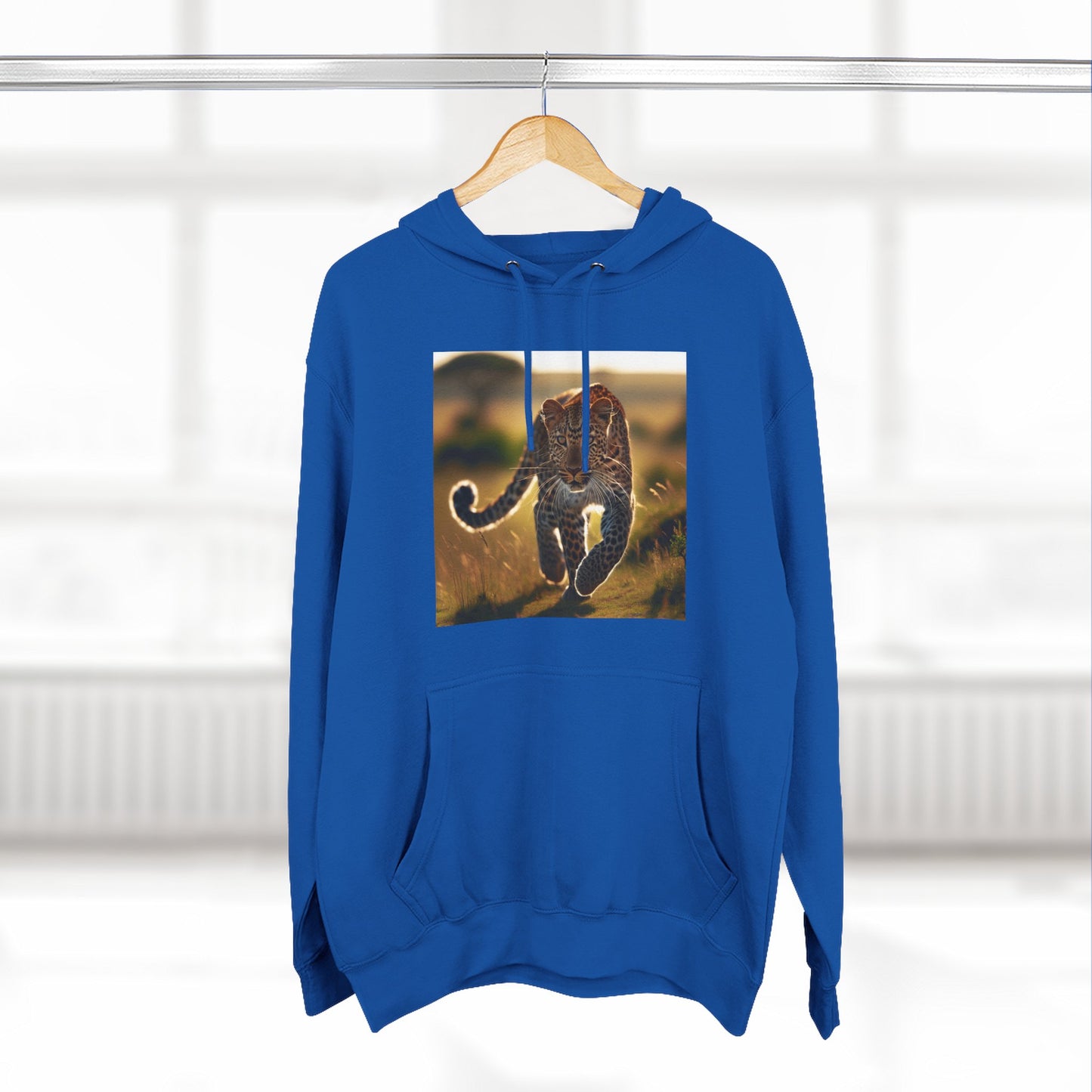 Three-Panel Fleece Hoodie