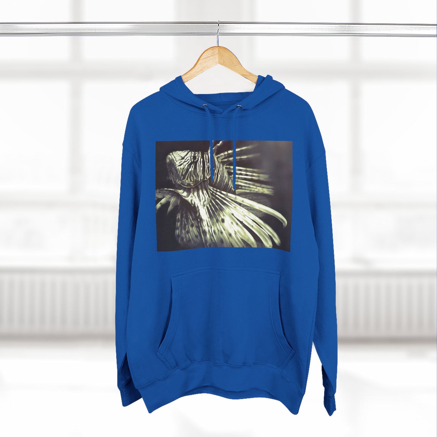 Three-Panel Fleece Hoodie