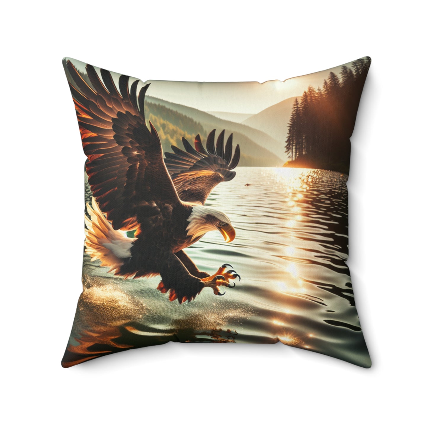 Spun Polyester Square Pillow