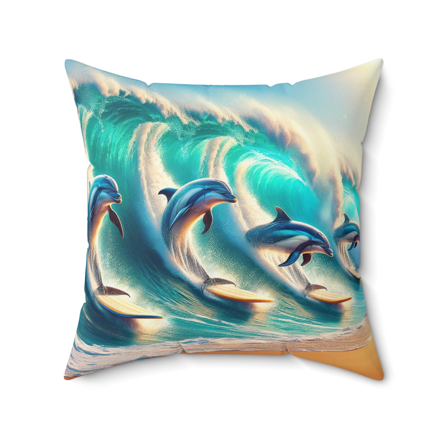 Spun Polyester Square Pillow