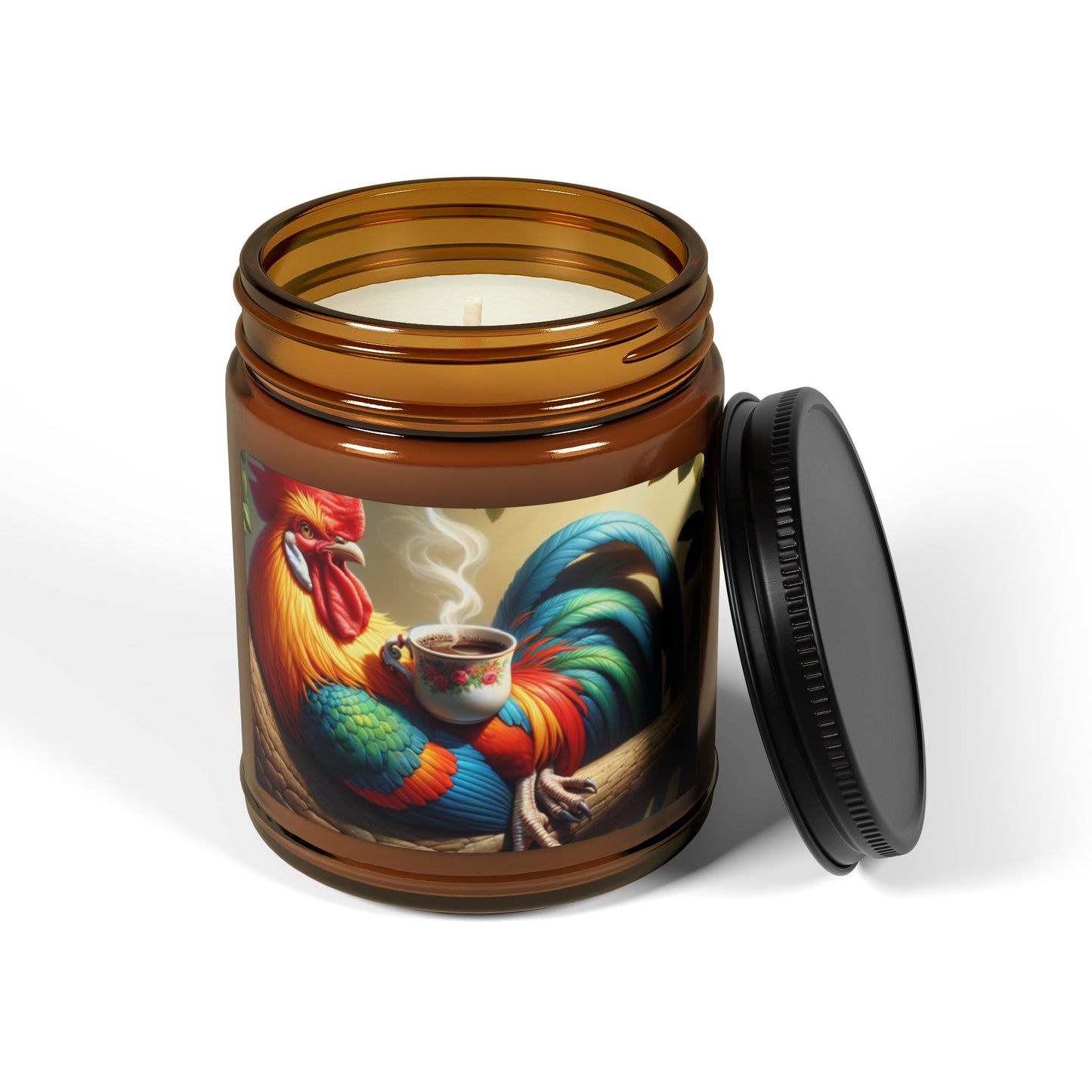 rooster candle