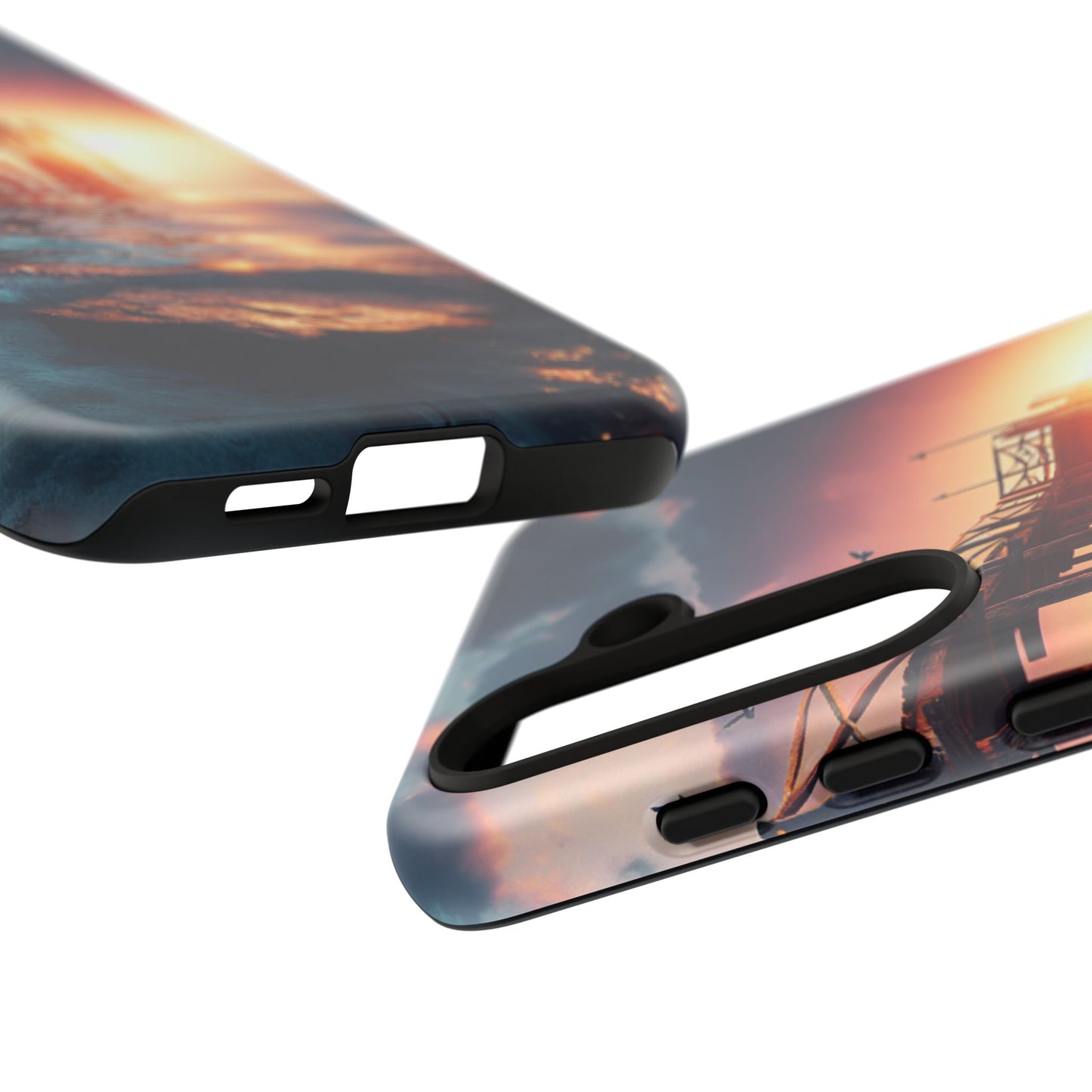 SUNSET on the PIER  phone case