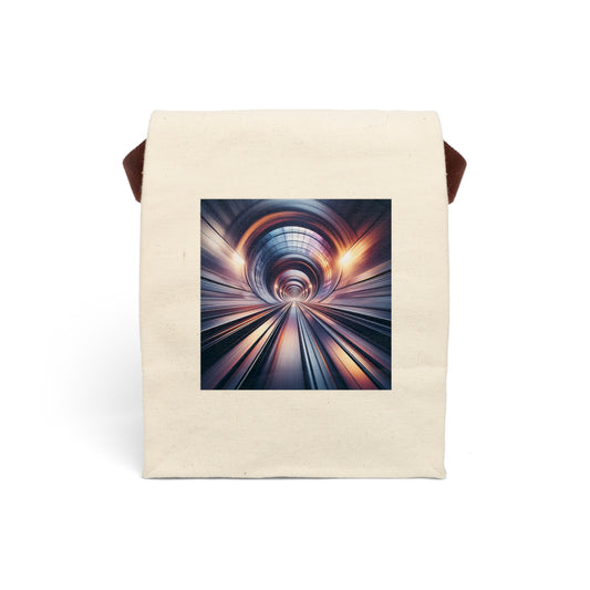 Canvas Lunch Bag With Strap