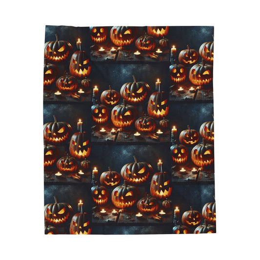HALLOWEEN Velveteen Plush Blanket