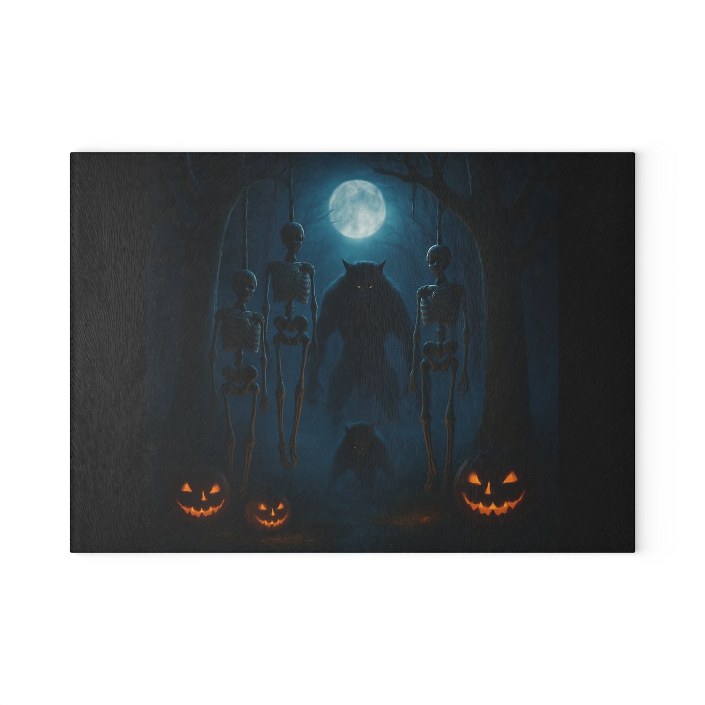 HALLOWEEN Glass Cutting Board