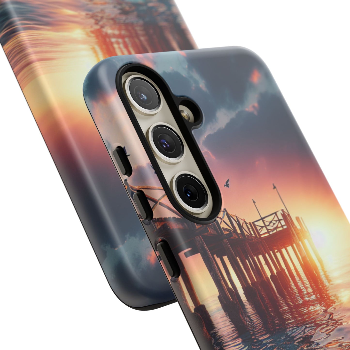 SUNSET on the PIER  phone case