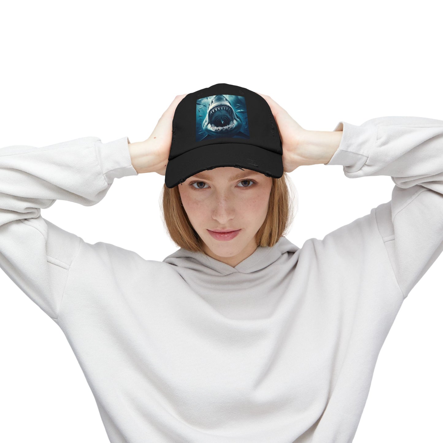 Unisex Distressed Cap