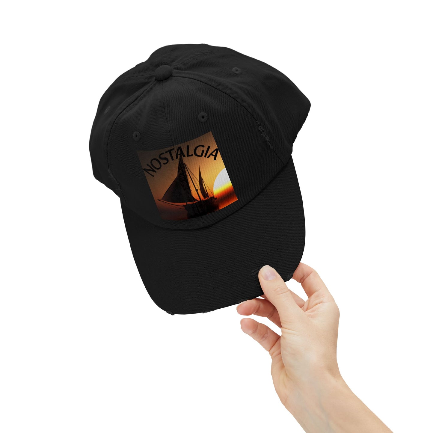 Unisex Distressed Cap