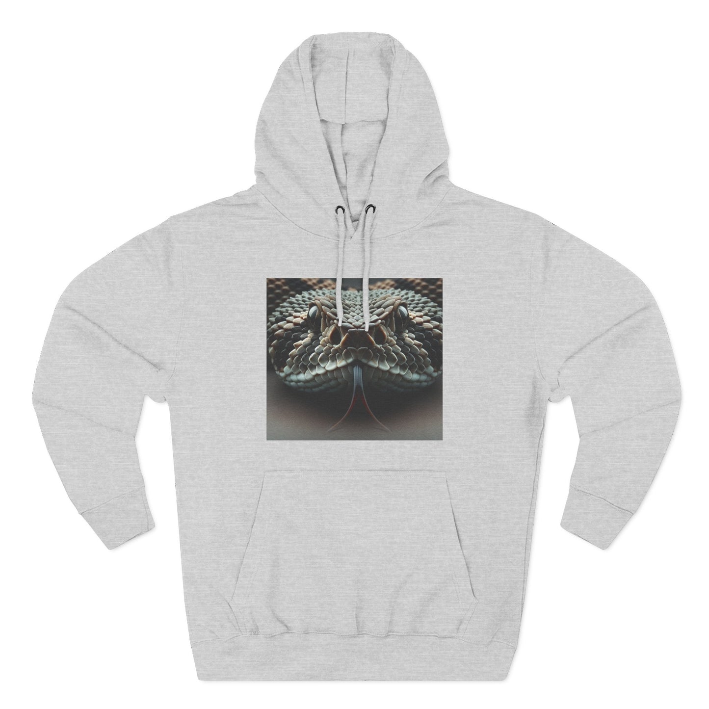 Three-Panel Fleece Hoodie