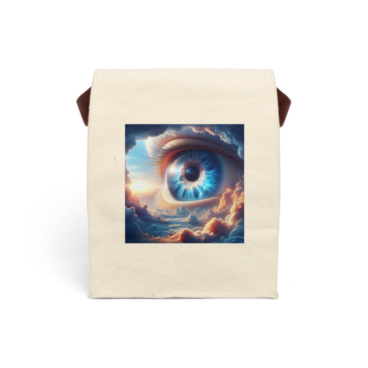 Canvas Lunch Bag With Strap