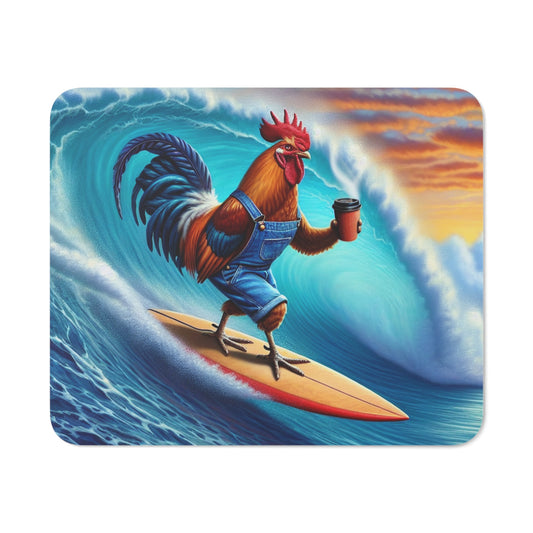 SUFRING ROOSTER mouse pad