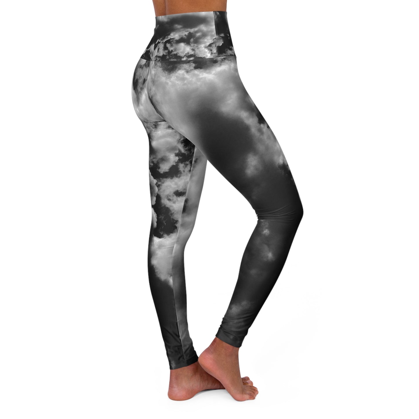 High Waisted Yoga Leggings (AOP)