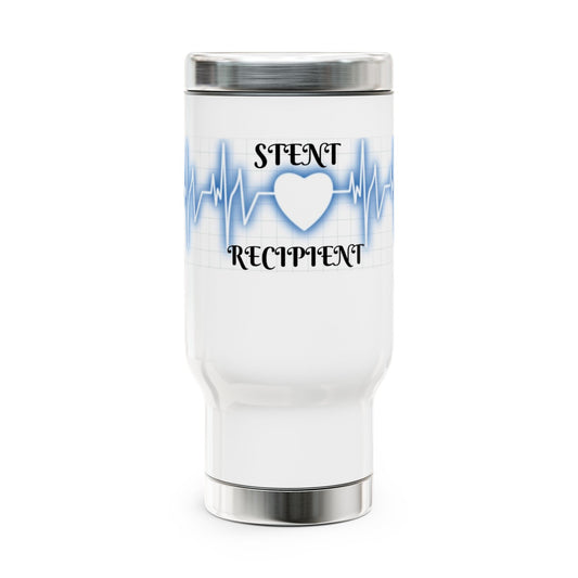 Stainless Steel Travel Mug with Handle, 14oz