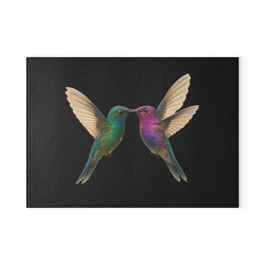 HUMMINGBIRD Glass Cutting Board
