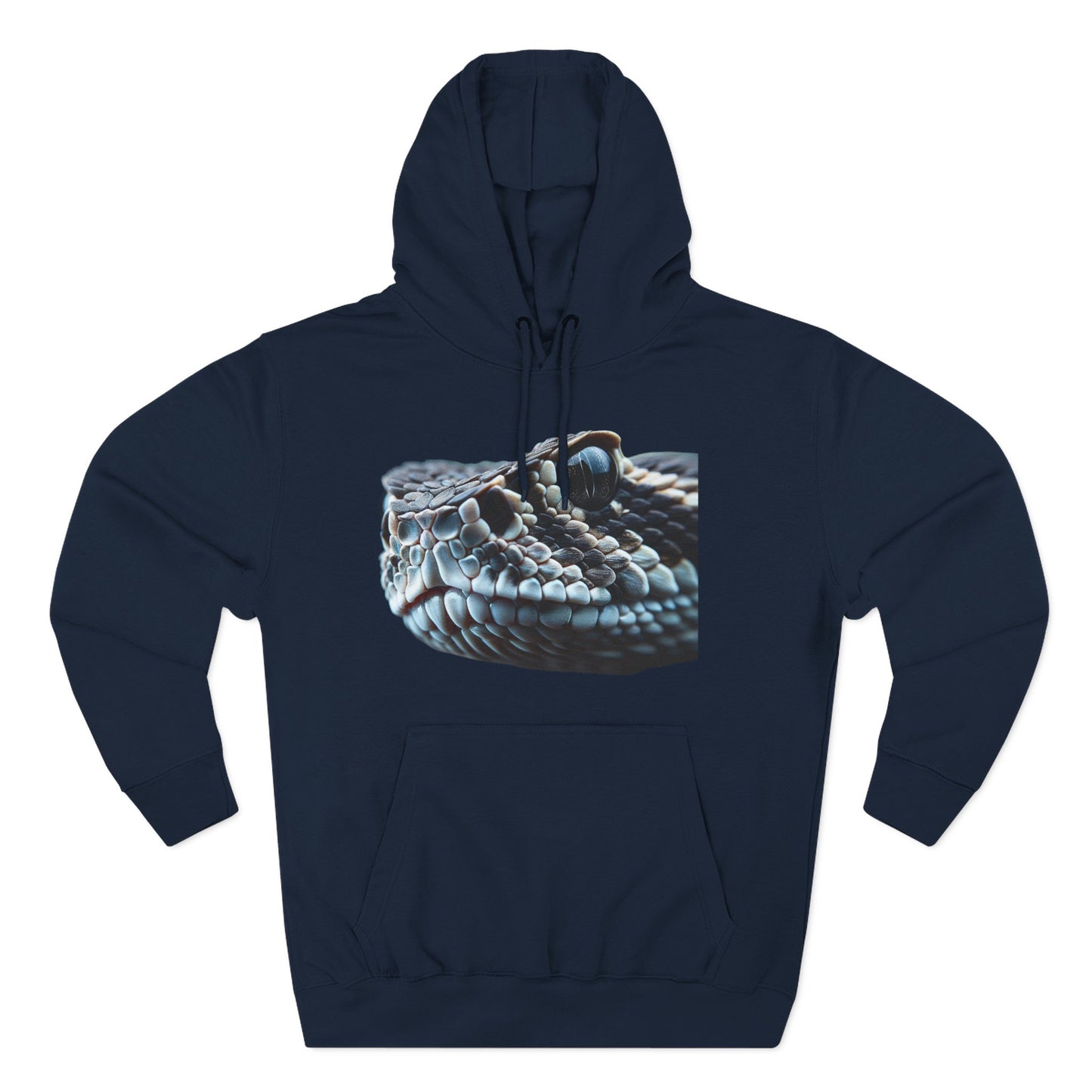 Three-Panel Fleece Hoodie