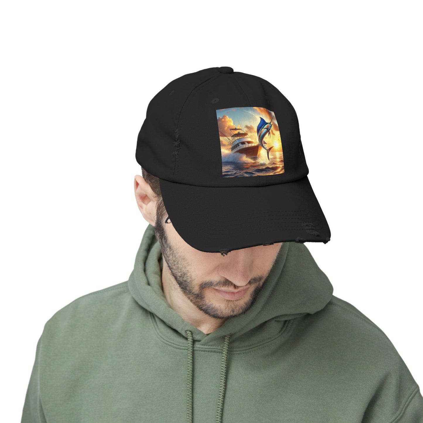 Unisex Distressed Cap