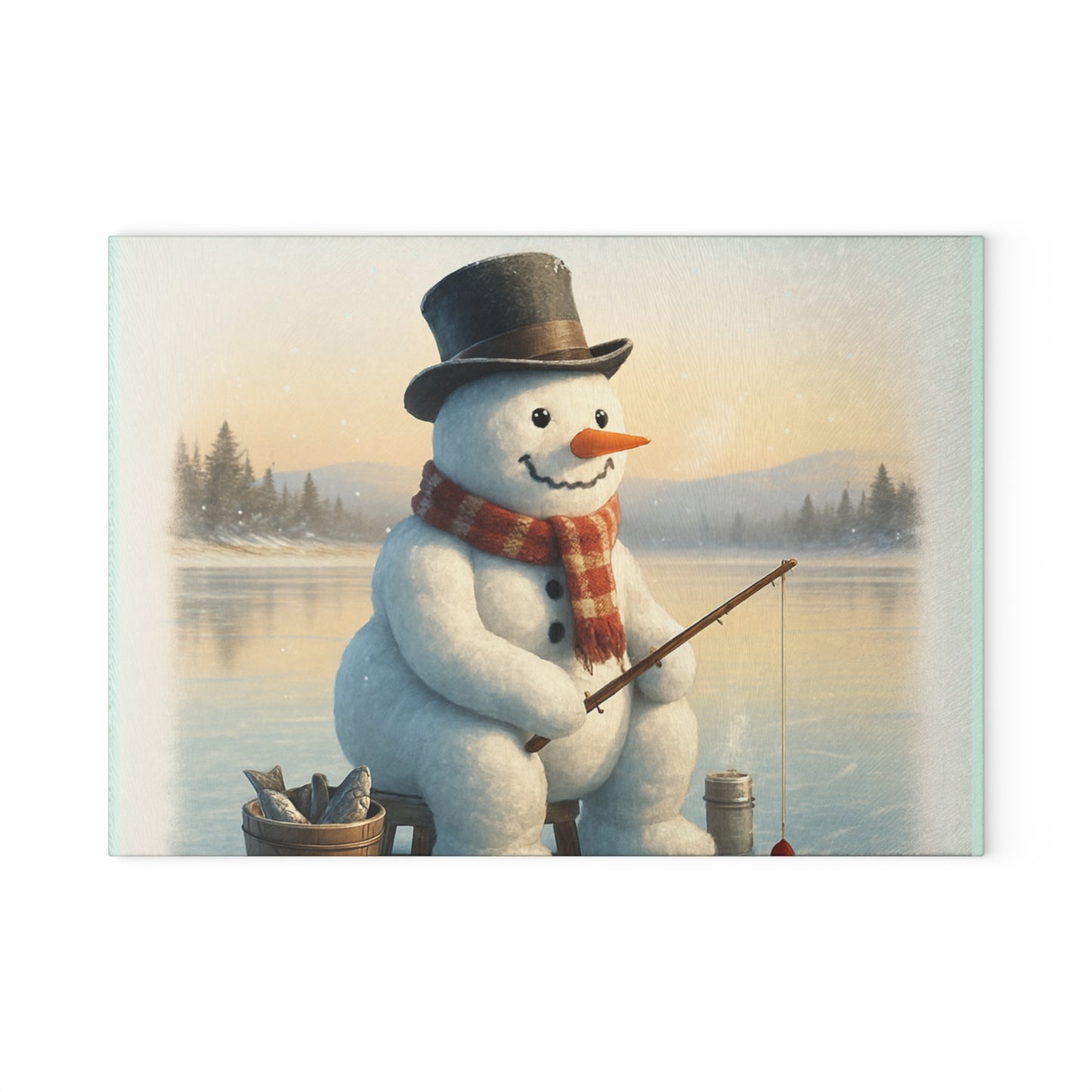 CHRISTMAS Glass Cutting Board