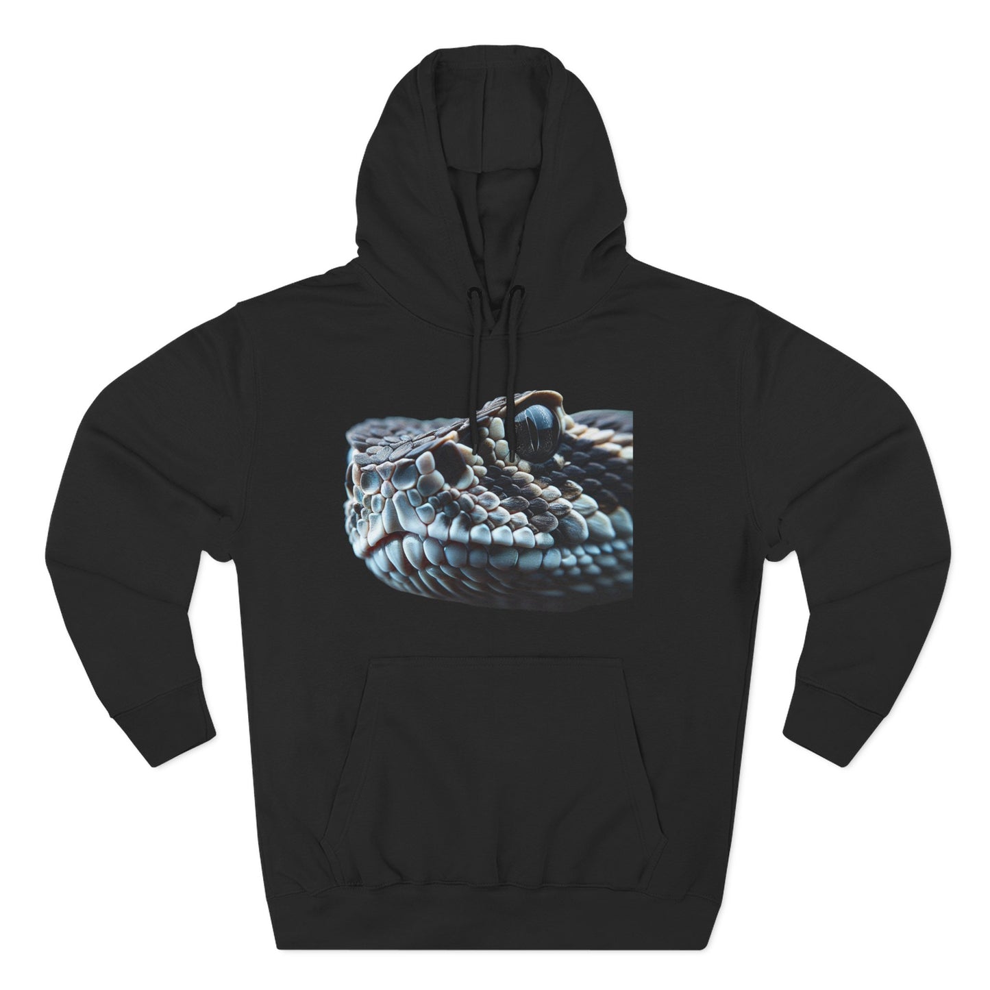 Three-Panel Fleece Hoodie